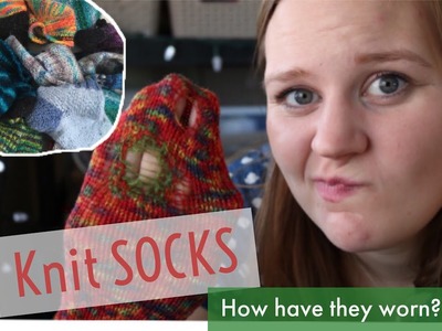KNIT SOCK DRAWER TOUR | best yarns, blends and how have they worn??