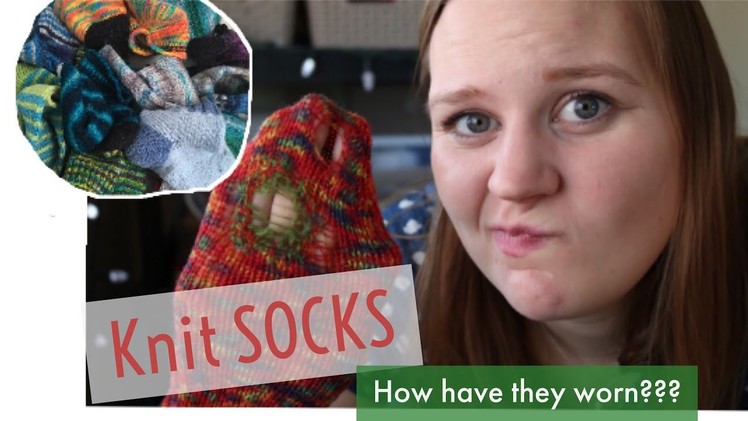 KNIT SOCK DRAWER TOUR | best yarns, blends and how have they worn??