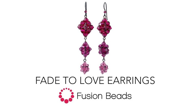 Learn how to create the Fade to Love Earrings by Fusion Beads