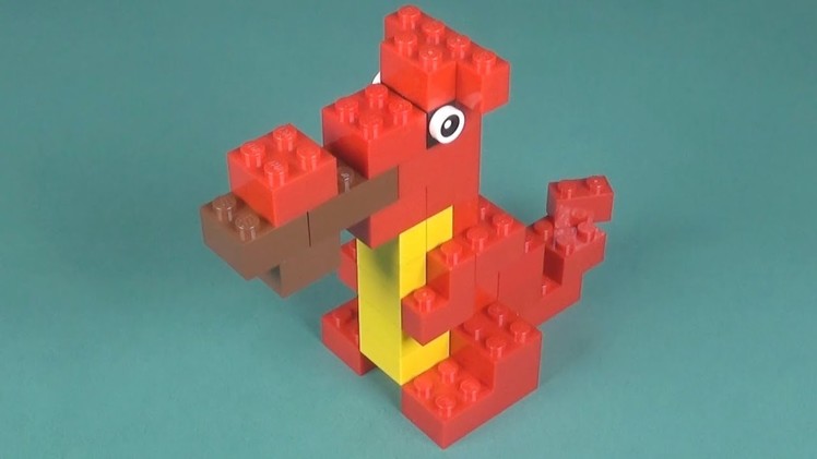 Lego Dragon (002) Building Instructions - LEGO Classic How To Build - DIY
