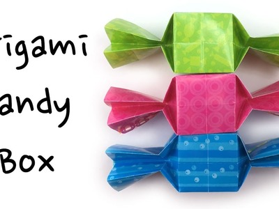 Origami candy box tutorial (Hyo Ahn)