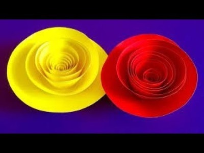 Paper Bag Flowers For Wall Decoration - How to use Paper Flower For Wall Decoration