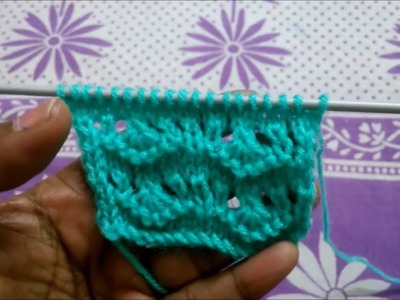 Single Colour Knitting Pattern # 86