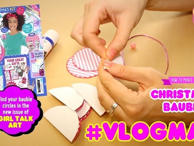 ???? VLOGMAS DAY 8 ???? | How to make baubles ????