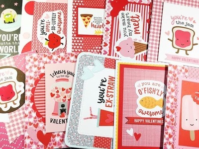 10 Cards 1 Paper Pad | Pebbles My Funny Valentine