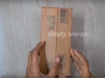3 Organization Ideas Using Cardboard(DIY-Multipurpose Organizer) | Simply Sravani