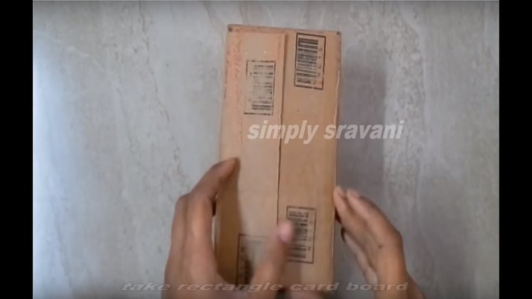 3 Organization Ideas Using Cardboard(DIY-Multipurpose Organizer) | Simply Sravani