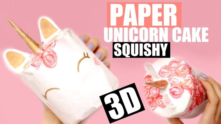 3D PAPER SQUISHY | How to make a squishy without foam #18