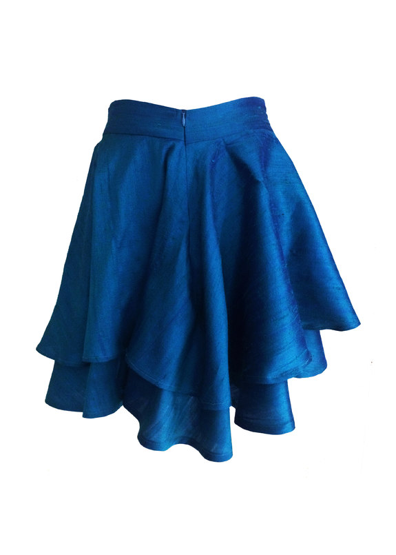 Blue skirt - samiacader. Haute couture style Blue Electric skirt ...