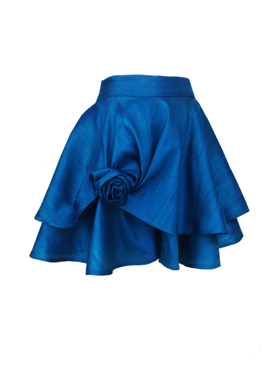 Blue skirt - samiacader. Haute couture style Blue Electric skirt ...