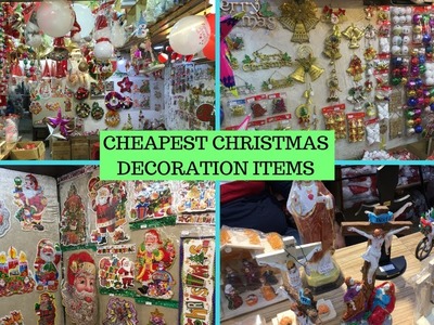 CHEAPEST CHRISTMAS DECORATION ITEMS | RS.10 CHRISTMAS TREE | RS.8 SANTA CLAUS  | WHOLESALE,RETAIL |