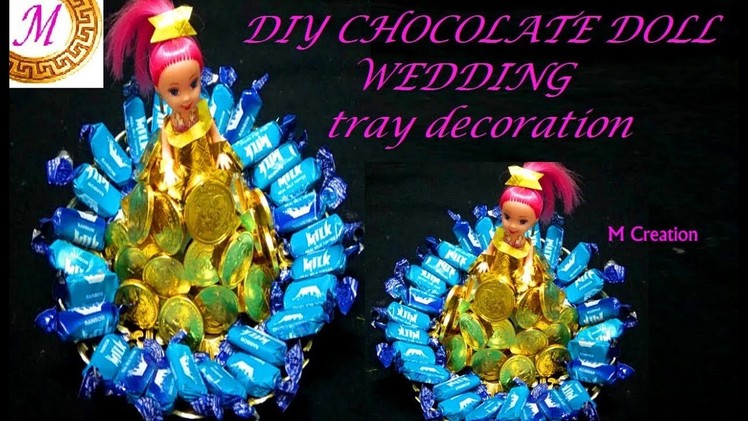 Chocolate wedding tray decoration.diy wedding plate decoration