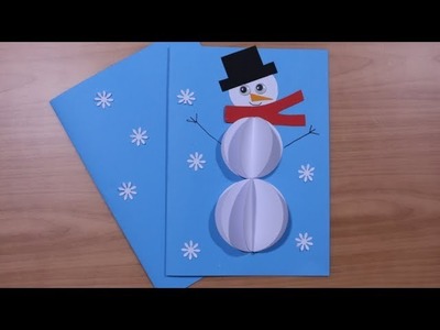 Craft : 3D Snowman Christmas Cards