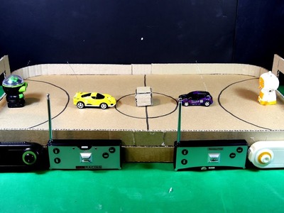 DIY Cardboard Football Game for Robots and Cars