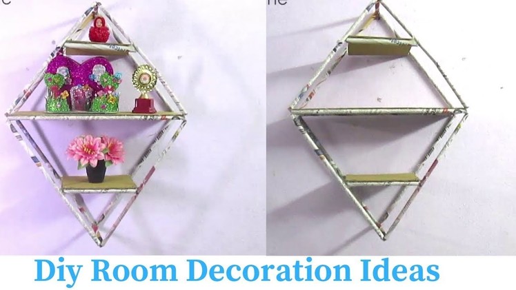 DIY CRAFTS FOR ROOM DECOR || CARDBOARD FURNITURE || DIY Room Decorating Ideas|| Newspaper  Craft