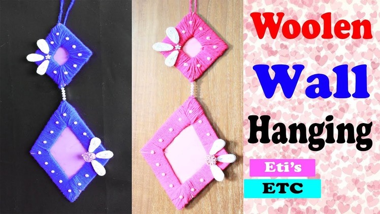 DIY Easy Woolen Wall Hanging Design for Home Decor | New Wall Hanging Crafts Ideas Decorations |