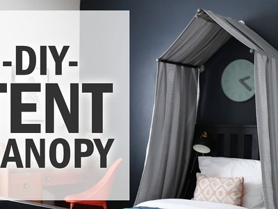 DIY| How to Make A Bed Tent Canopy
