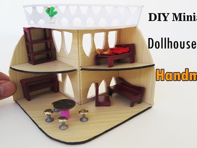 DIY Miniature Dollhouse Room #2  |  Miniature crafts