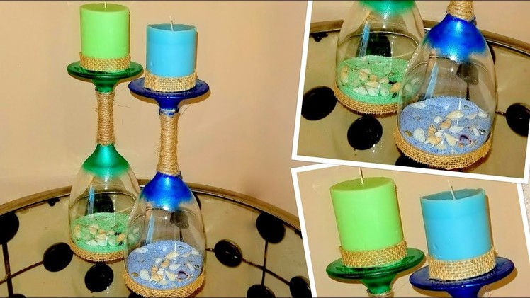 DIY - Ocean Theme Candle Holder