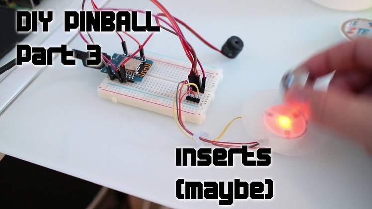 DIY pinball part 3 - Inserts