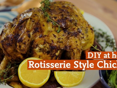 DIY Rotisserie Style Herb Chicken