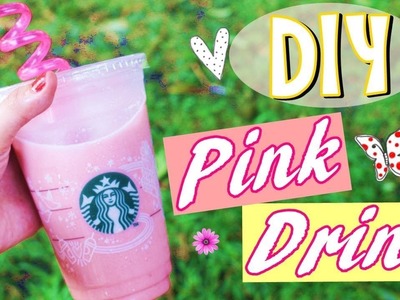 DIY Starbucks Pink Drink (Pamela Swing Inspired!!) | Kim Domitiane