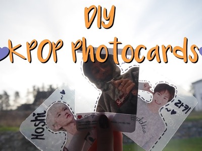 ???? diy transparent kpop photocards! ????