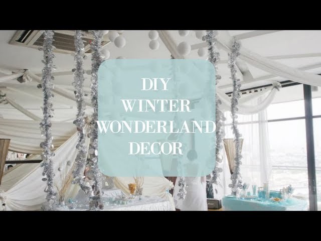 DIY: WINTER ONEDERLAND PARTY | (affordable decorations and game ideas!)