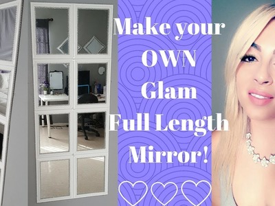 DOLLAR TREE Glam Full Length Mirror.Home décor DIY