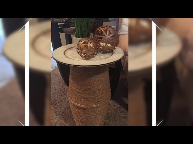 Farmhouse Dollar Tree DIY Rustic Rope Wastebaskets Textured Table Creating Elegance For Less 2018