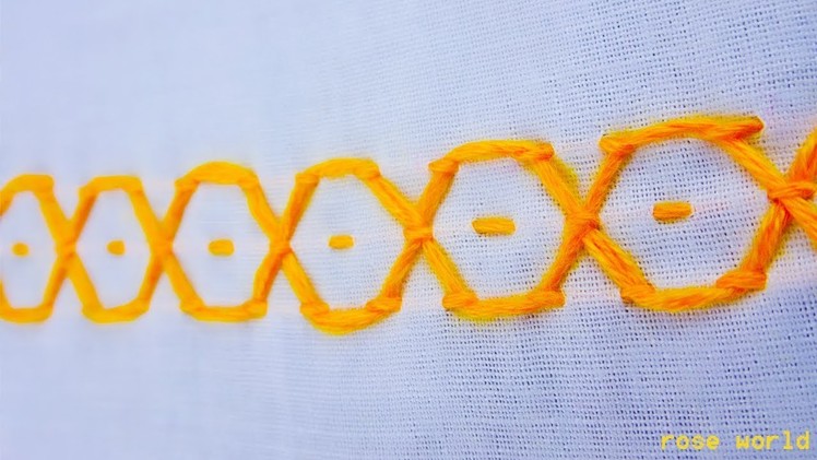 Hand embroidery,nakshi kantha design for border video tutorial