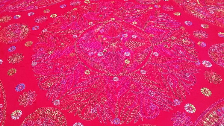 Hand Embroidery New Nakshi katha design video Tutorial।বাংলাদেশি নকশী কাথার ডিজাইন.