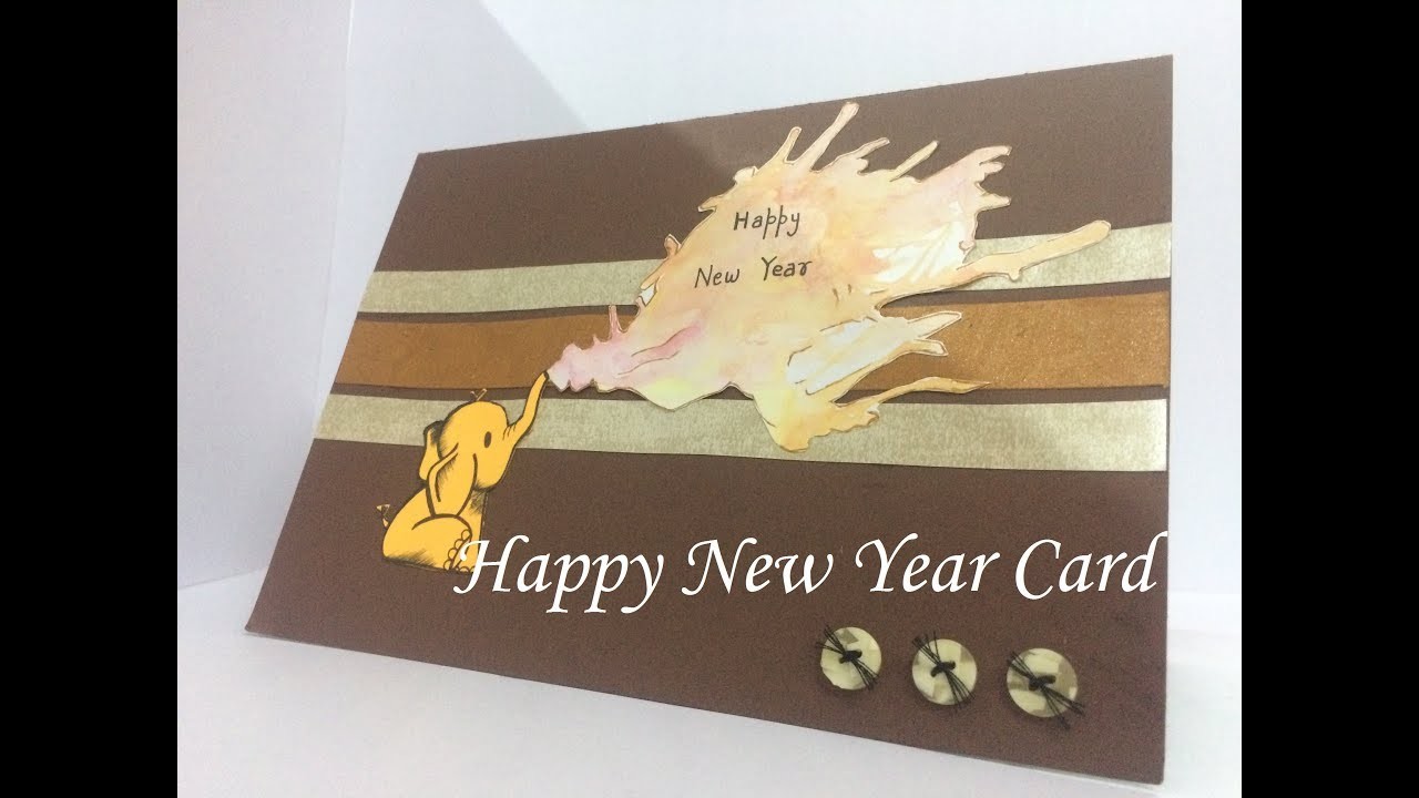 happy new year pan handmade cards happy new year pan handmade cards