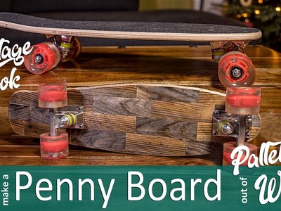 How to make a DIY Penny Board | Build a Pallet wood Penny Board