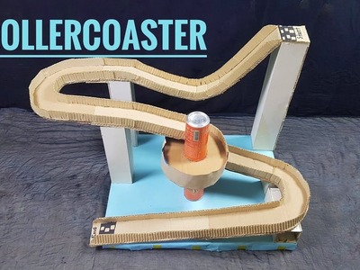 How to make a Diy Rollercoaster out of Cardboard at Home