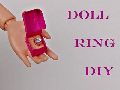 How to make a ring for doll │ Diy Barbie ring │ DIY For Dolls