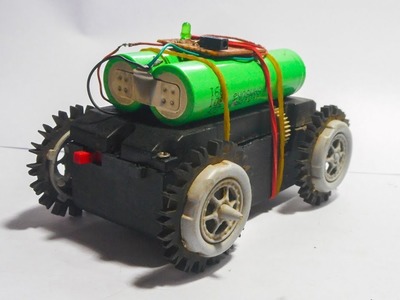 How To Make Mini Rechargeable POWERFUL CAR 4x4 | DIY Electric Toy CAR make at home