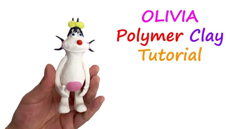 How To Make Oggy And The Cockroaches OLIVIA Character   Polymer Clay Tutorial