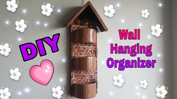 How To Make Organizer | DIY Wall hanging. Room decor Idea. Space Saving Organizer: