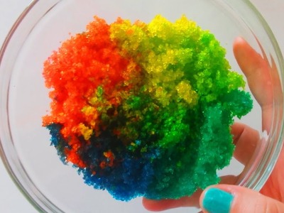 How To Make Rainbow Cloud Slime!! Cloud Slime Tutorial ☁☁