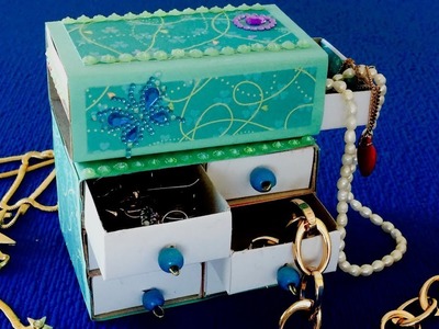 Jewelry box making. Matchbox organizer