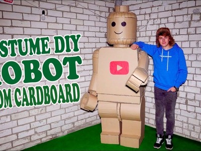 LEGO ROBOT COSTUME FROM CARDBOARD - DIY