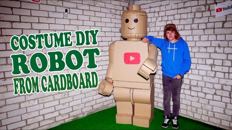 LEGO ROBOT COSTUME FROM CARDBOARD - DIY