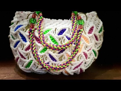 Macrame hand purse easy and simple designs