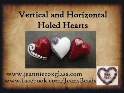 Making Glass Heart Beads by Jeannie Cox