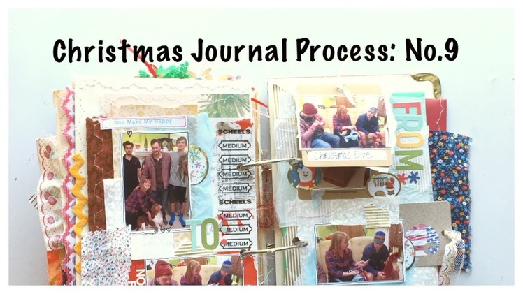 Mini Christmas Album: Holiday Junk Journal With Me Part 9:  Unique Scrapbook