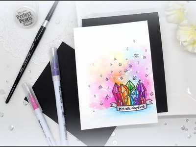 Neat & Tangled January 2018 Release: Dazzling Rainbow Watercolor Crystals
