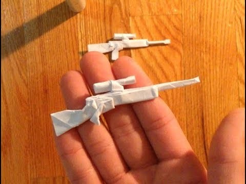 Origami sniper rifle