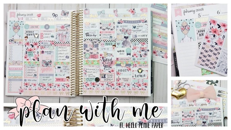 Plan With Me ❤️ Feb 5-11th ❤️ Ft. Hello Petite Paper