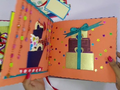 Scrap Book-Best Handmade Valentine' & Birthday Gift For Boyfriend. Girlfriend
